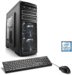 CSL Gaming PC Intel Core i5-8400 GTX 1050 Ti 16 GB DDR4 SSD »Speed T5562 Windows 10 Home«