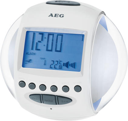 AEG. MRC 4117 weiss - Uhrenradio