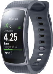 Samsung Gear Fit 2 (Large) dunkelgrau - Fitness-Armband