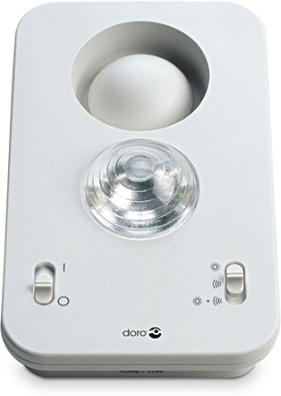 Doro Ring Plus weiss - Klingeltonverstärker mit Lichtsignal für Telefone