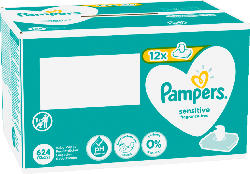 Pampers Feuchttücher sensitive GIGA-Vorteilspack 12x52 Stück