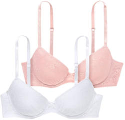 2 Damen Bügel-BHs aus Spitze