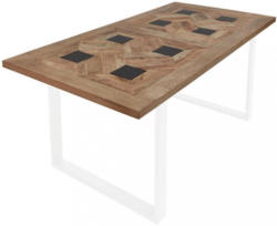 Tischplatte In Holz, Metall 180/90/3,8 Cm