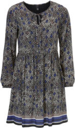 Druckkleid mit Mustermix