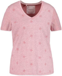 Samoon T-Shirt Kurzarm Rundhals »T-Shirt mit Stickerei GOTS«