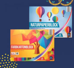Naturpapier-/Farbkartonblock