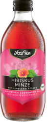 Hibiskus Minze Teekaltgetränk