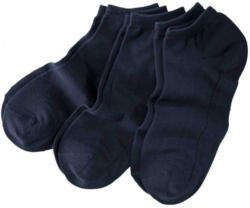 Unisex-Sneaker-Socken im einfarbigen Design, 3er Pack