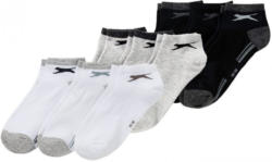 Slazenger Damen-Sneaker-Socken mit Kontrast-Effekten, 3er Pack