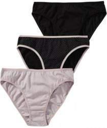 Damen-Minislip mit Pünktchen-Muster, 3er Pack