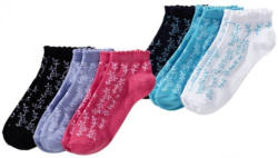 Damen-Sneaker-Socken mit Blumenmuster, 3er Pack