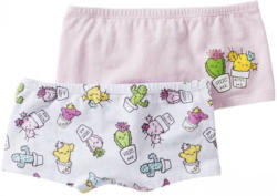 Mädchen-Panty mit Kakteen-Aufdruck, 2er Pack