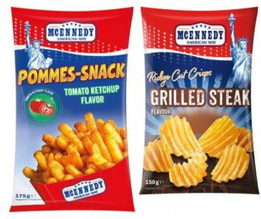 MCENNEDY Pommes-Snack/Deep Rift Chips ✔️ Österreich Online Lidl von