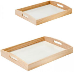 Deko-Tablett aus natürlichem Holz