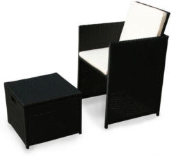 Gartenmöbel Set Faro, 4-teilig, Polyrattan