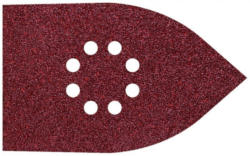 Wolfcraft 10 Haft-Schleifblätter, gelocht, Korund 107 x 175 mm