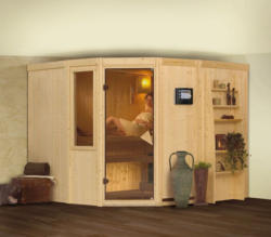 Karibu Sauna Simara 3 - Ausführung: Basismodell, Ofen: 9 kW , Steuerung: intern