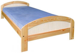 Jugendbett 163 Kiefer Vollholz massiv natur - Abmessung 140 x 200 cm