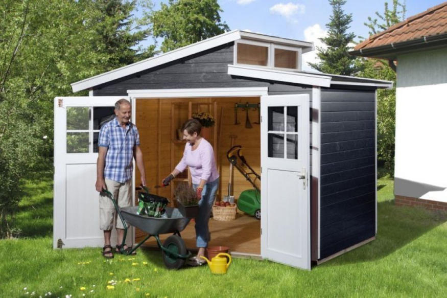 wogibtswas.at - Blockbohlenhaus 226 - Ausf.: Gr. 3, Variante: anthrazit