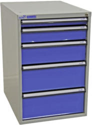 Schubladenbox 700 mm, 5 Schubladen