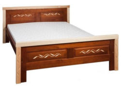 Kinderbett / Jugendbett Libin Kiefer Vollholz massiv natur - Abmessung 80 x 200 cm