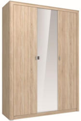 Drehtürenschrank / Kleiderschrank Kamor 14, Farbe: Eiche Sonoma - 201 x 143 x 52 cm (H x B x T)