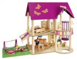 Puppenhaus-Komplett-Set, Howa