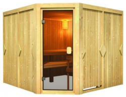 Komplett-Set: Ecksauna »Jessica«, 68 mm