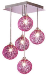 ECO-Halogen-Deckenlampe, 5-flammig in 2 Farben, Neuhaus