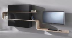 TV-Wand, Breite 335 cm