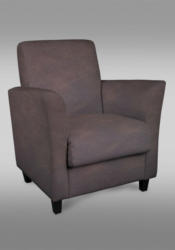 Sessel Leblon 77 mit Kunstlederbezug, Farbe: Rot / Braun Vintage - Abmessungen: 89 x 75 x 70 cm (H x B x T)