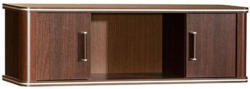 Hängeregal / Wandregal Tukra 09, Farbe: Wenge - 37 x 120 x 30 cm (H x B x T)
