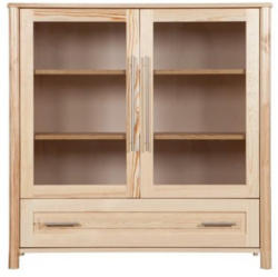 Kommode 071 Kiefer Vollholz massiv natur - Abmessung 120 x 120 x 42 cm (B x H x T)