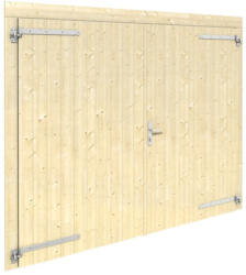 Holztor für Garage Cornus C23, naturbelassen