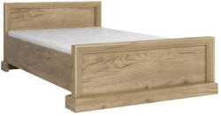 Doppelbett Badile 20, Farbe: Eiche Braun - 160 x 200 cm (B x L)