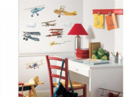 Wandsticker, RoomMates for Kids, »Flieger & Wolken«