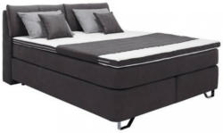 Boxspringbett in Grau ca. 160x200cm