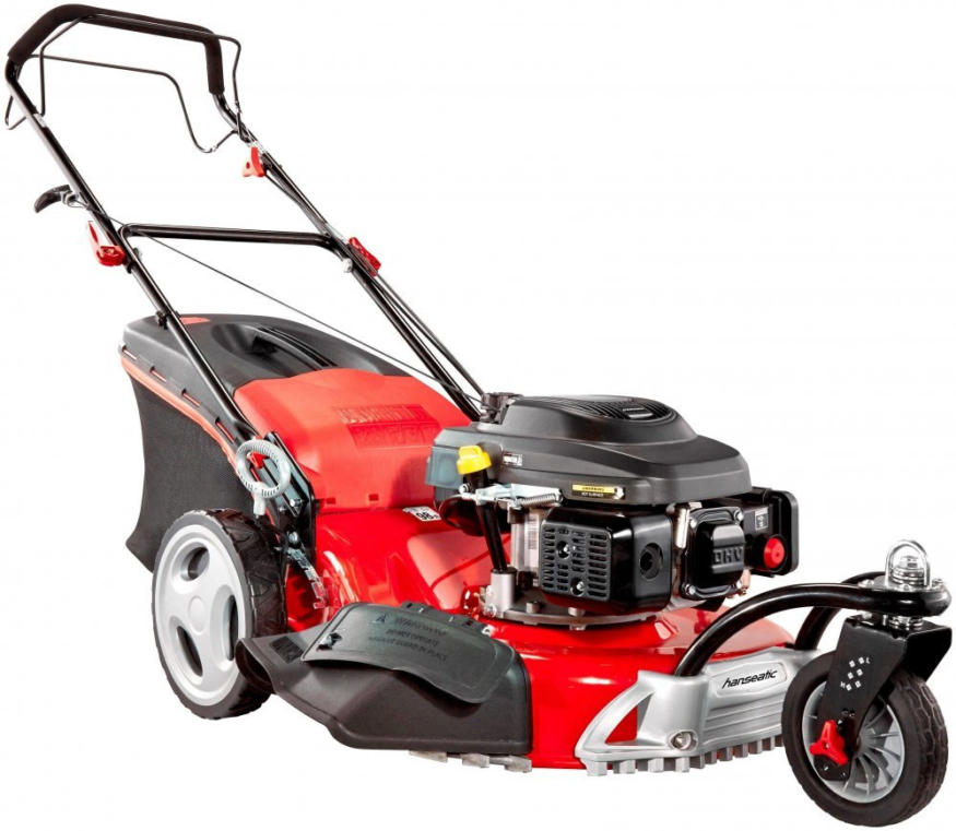 HANSEATIC BenzinRasenmäher »BRM 51159 A TrikeDreirad«, 51 cm