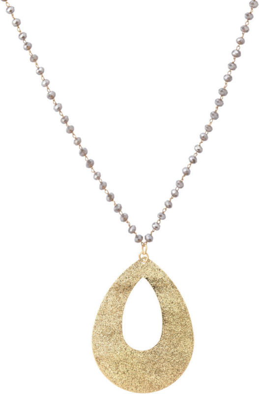 Lange Damen Kette mit Perlen