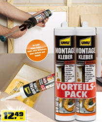 UHU Montagekleber Universal Vorteilspack 2 x 440 g