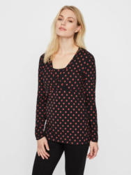 Mamalicious Gepunktete Still-Bluse mit langen Ärmeln