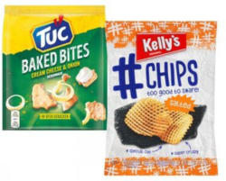KELLY’S/TUC Hashtag Chips oder Baked Bites