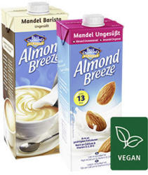 Blue Diamond Almond Breeze Original oder Barista und weitere Sorten, jede 1-Liter-Packung