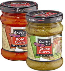 Exotic Food Curry Pasten versch.Sorten, jedes 220-g-Glas