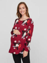 Mamalicious Blumenprint Umstandsbluse, Langarm