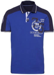 Herren-Poloshirt mit großer Applikation auf der Brust