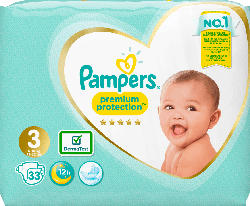 Pampers Windeln Premium Protection, Größe 3, 6-10 kg, Einzelpack