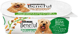 Beneful Nassfutter für Hunde, Schlemmermenü mit Ente, Pasta und grünen Bohnen