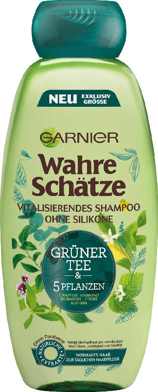 Wahre Schätze Shampoo grüner Tee