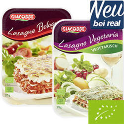 Bio Lasagne Vegetaria oder Bolognese gefroren, jede 375-g-Packung